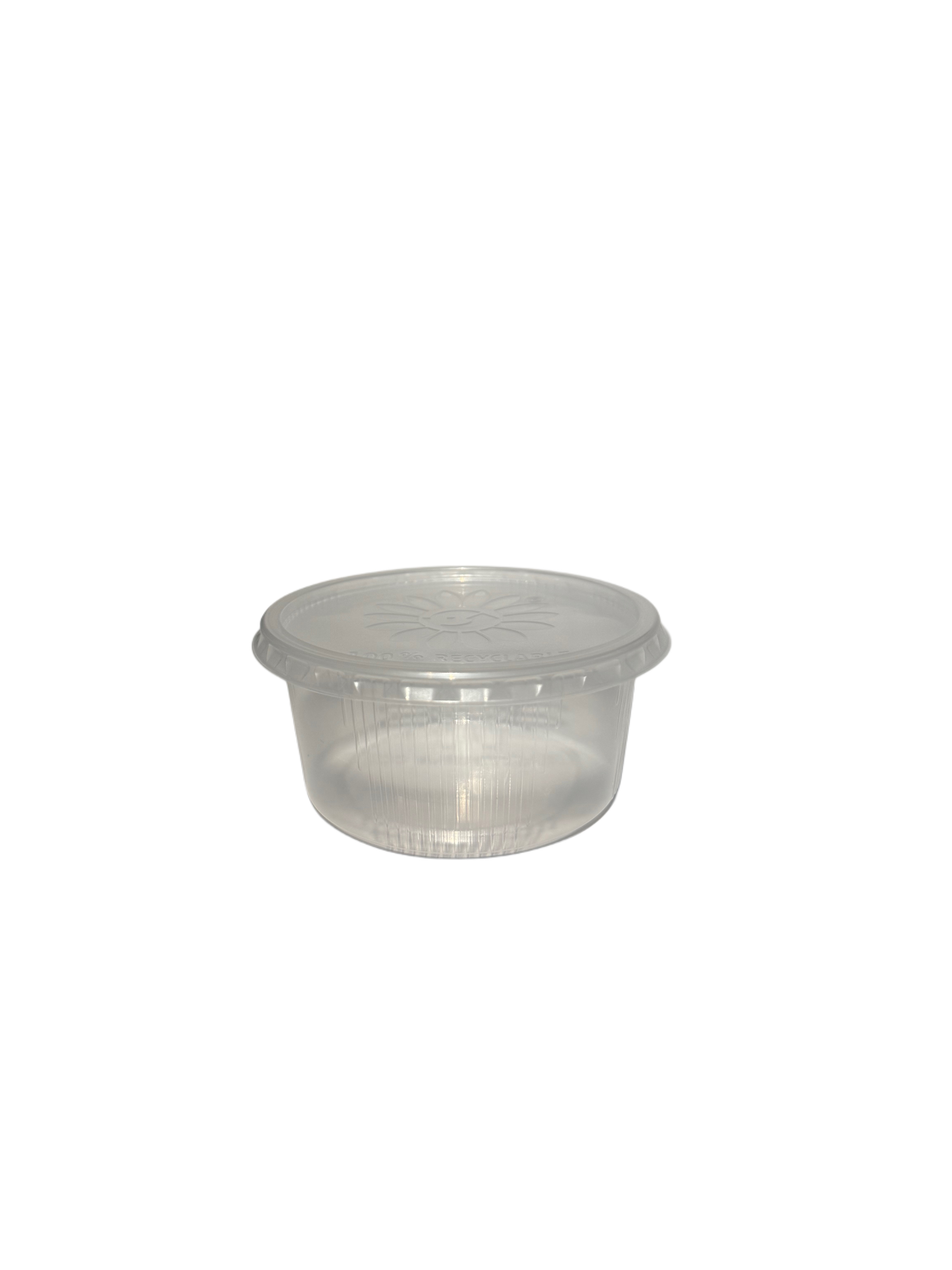Dressing-Becher 80 ml mit Deckel PP